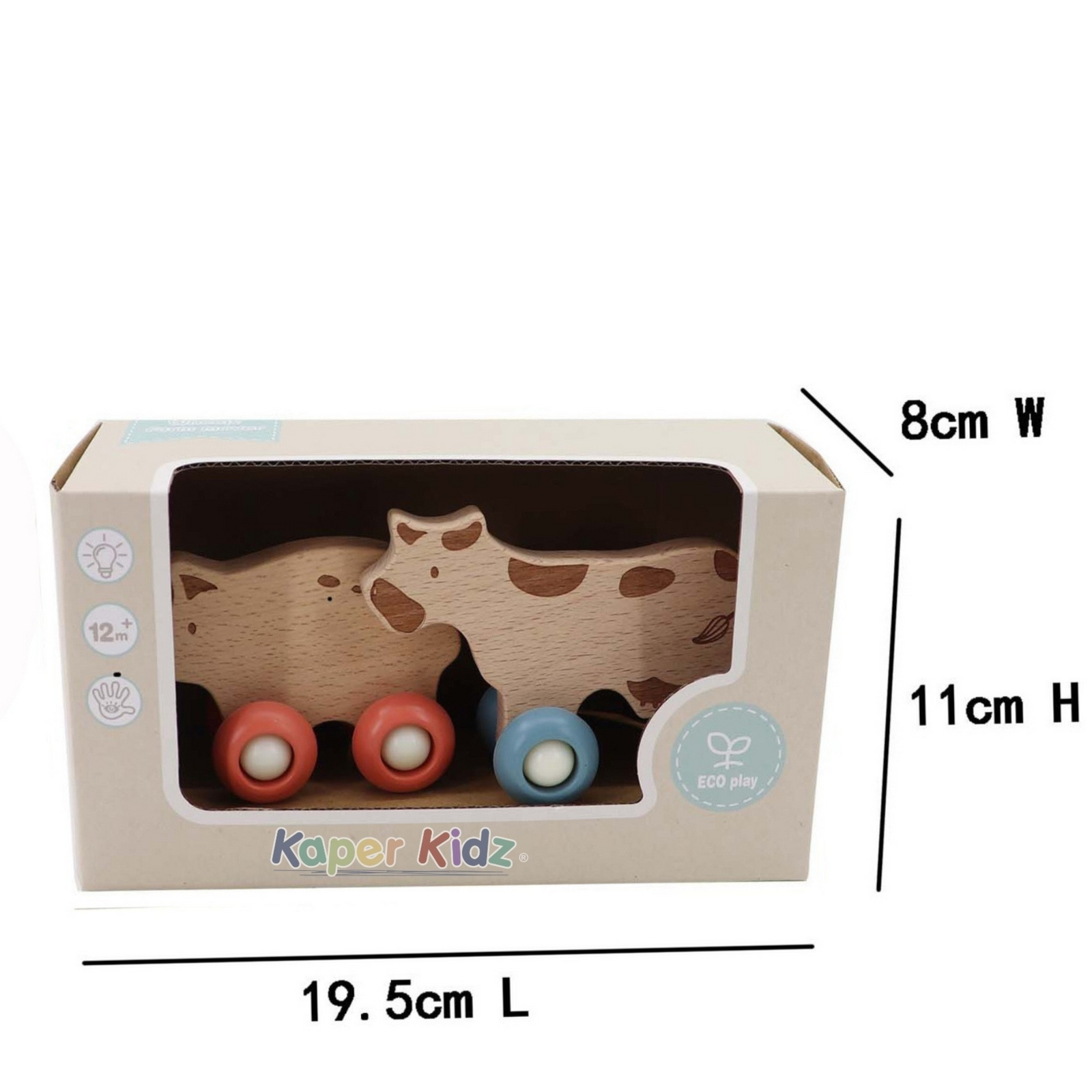 EcoWheels Farm Movers Cow & Pig Eleganter