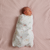 Jiggle & Giggle Birdy Muslin Wrap. Two folded baby blankets with a pastel animal pattern on a light gray background