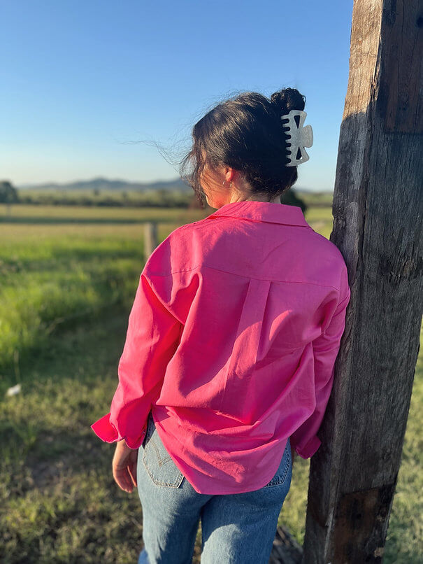 Reba Women's Old West Oversized L/S Shirt