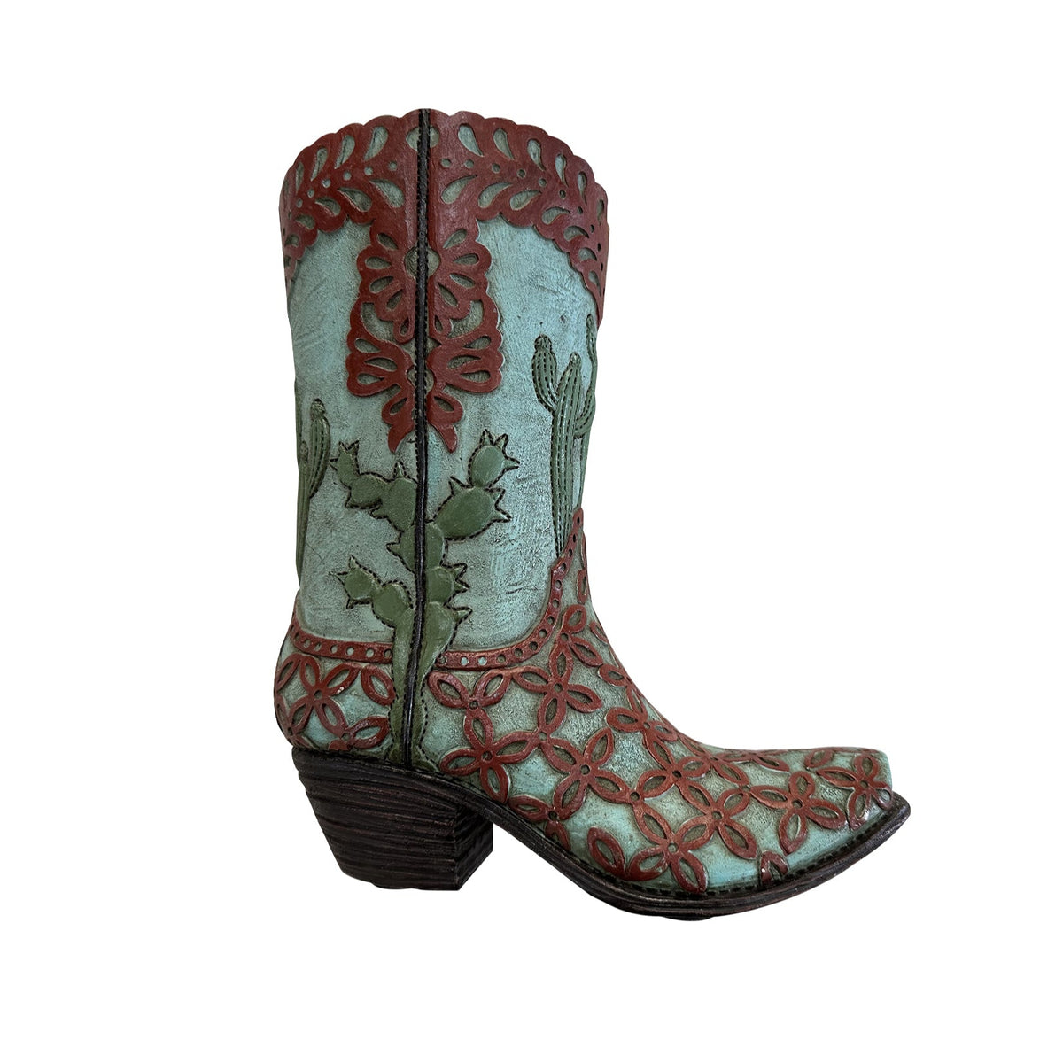 Pure Western Boot Vase