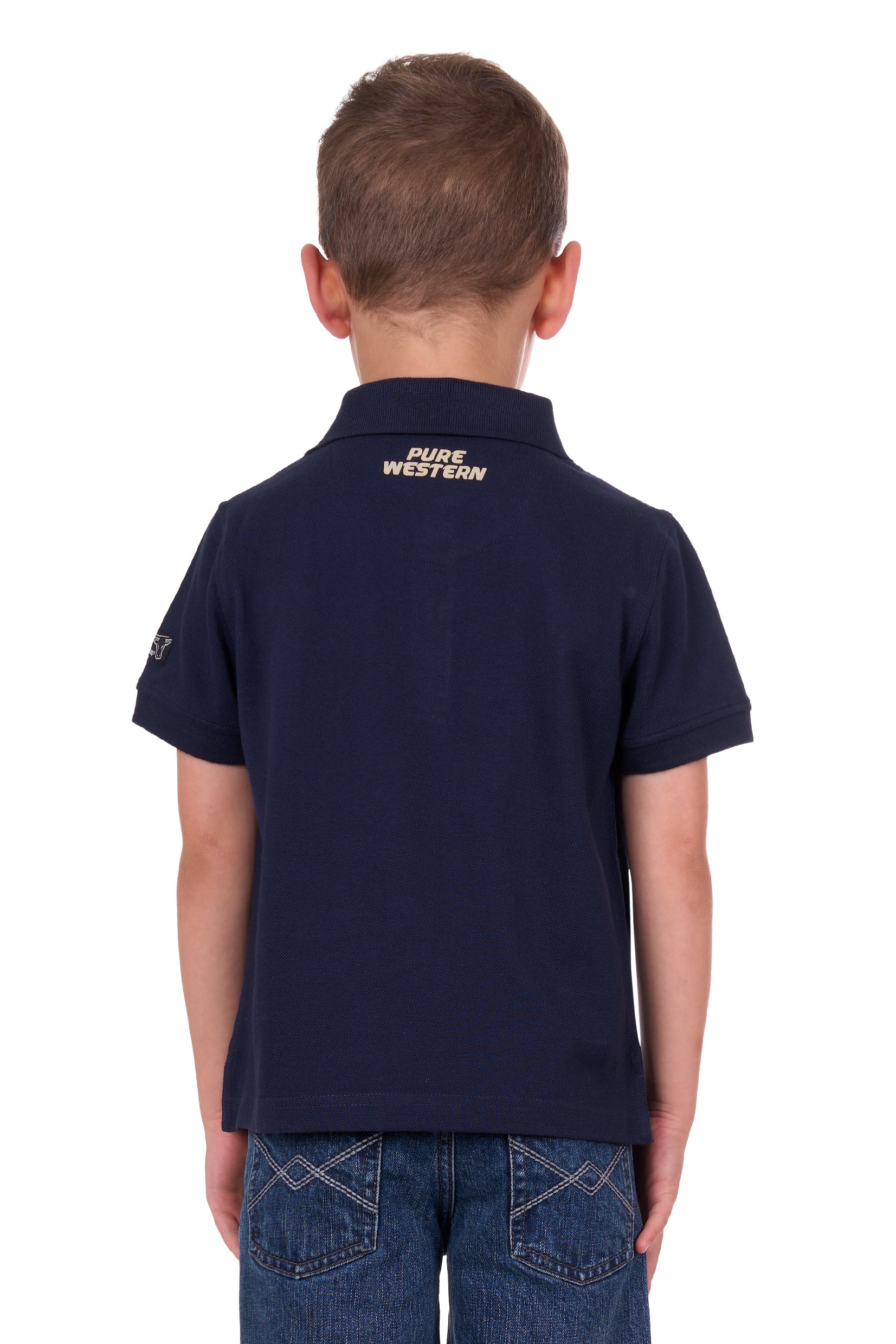 Pure Western Boy's Mack S/S Polo