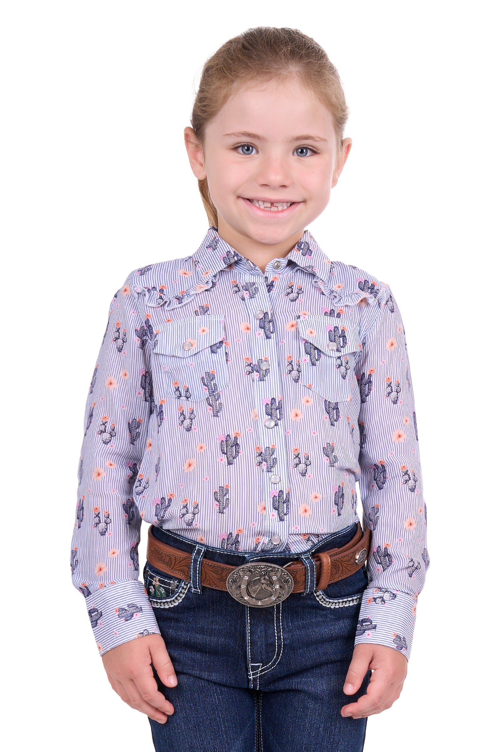 Pure Western Girl's Mavis L/S Western Shirt