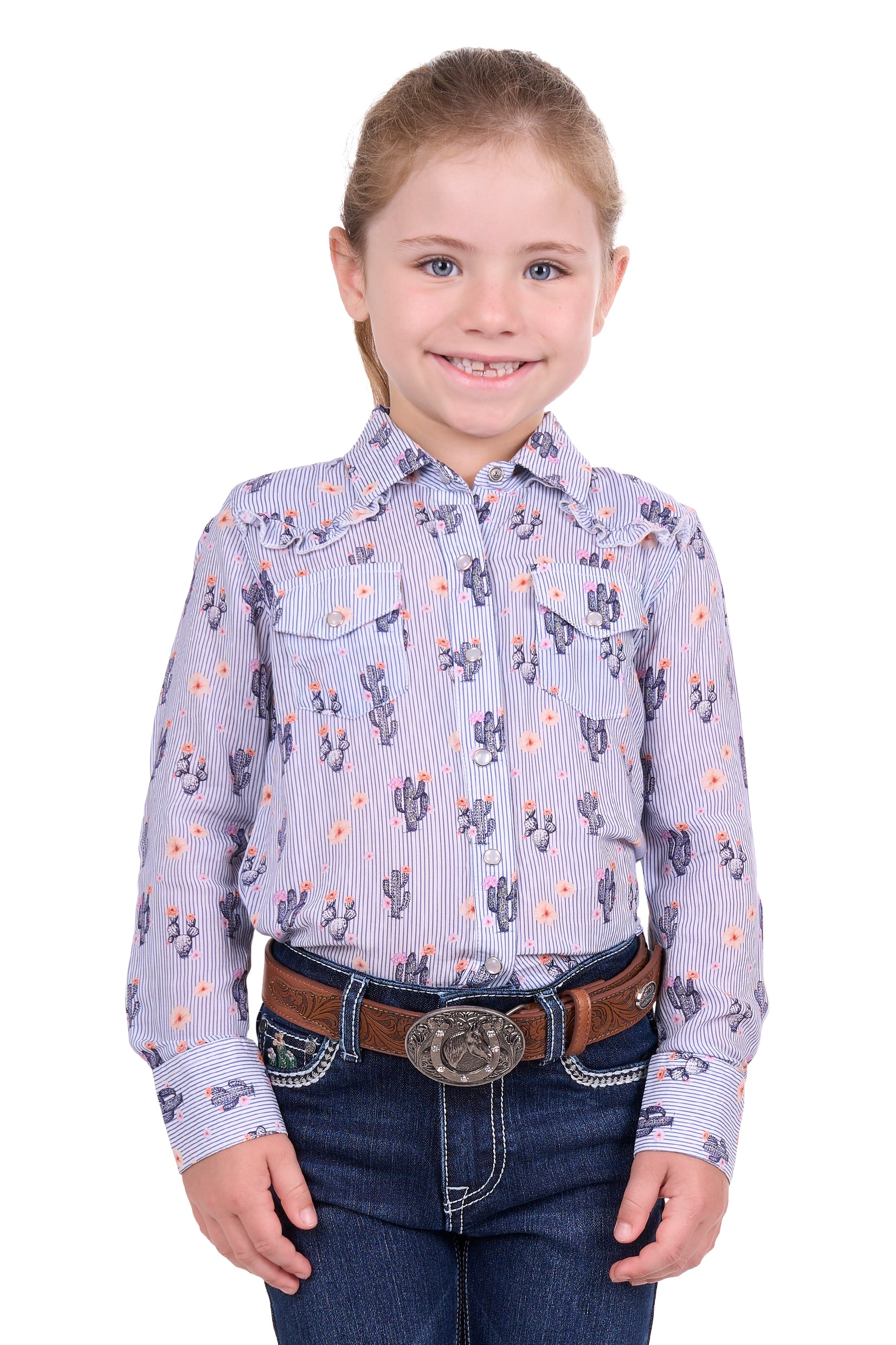 Pure Western Girl's Mavis L/S Western Shirt
