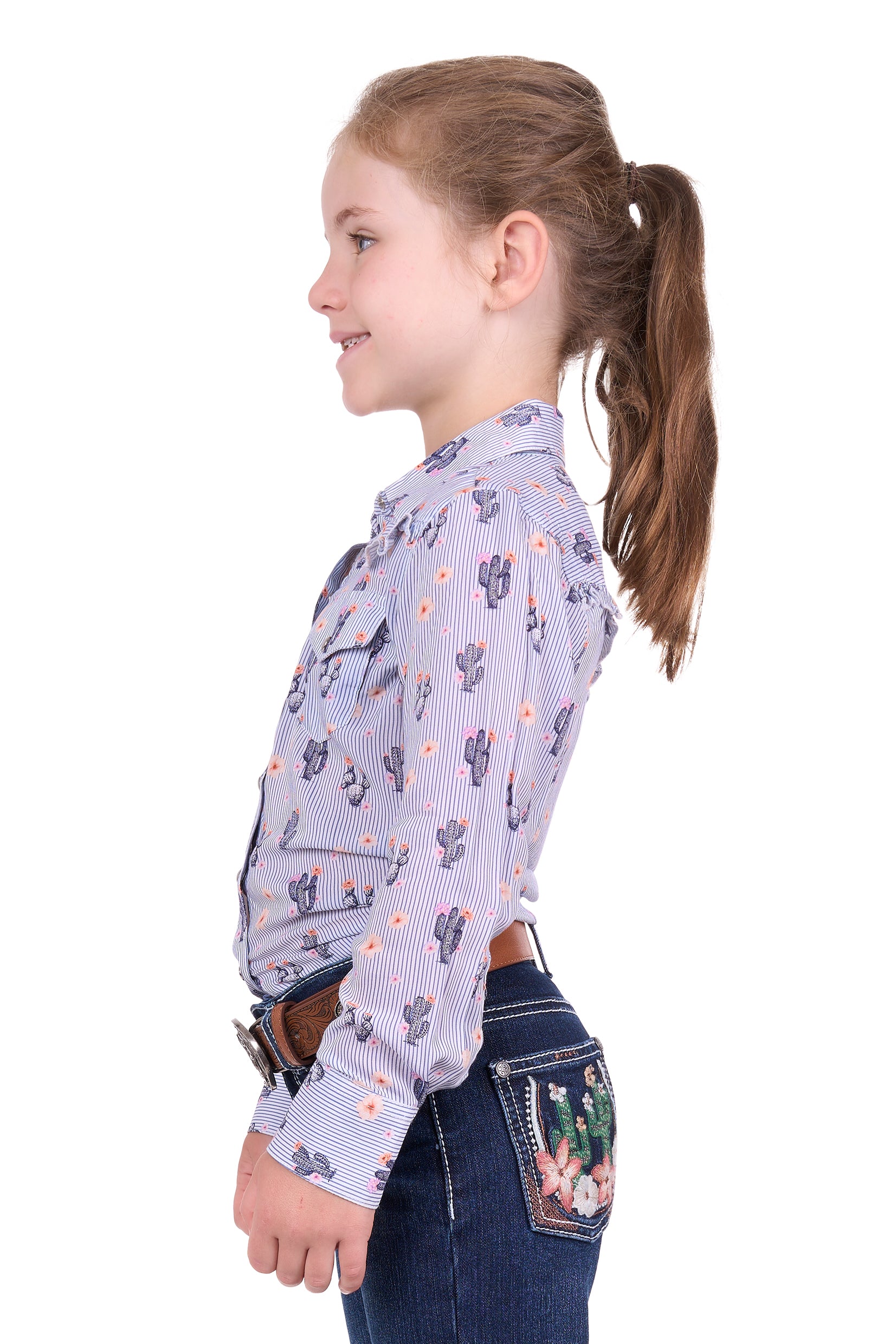 Pure Western Girl's Mavis L/S Western Shirt