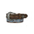 Pure Western Boy's Warren Western Belt. Belt with blue and white pattern on a white background