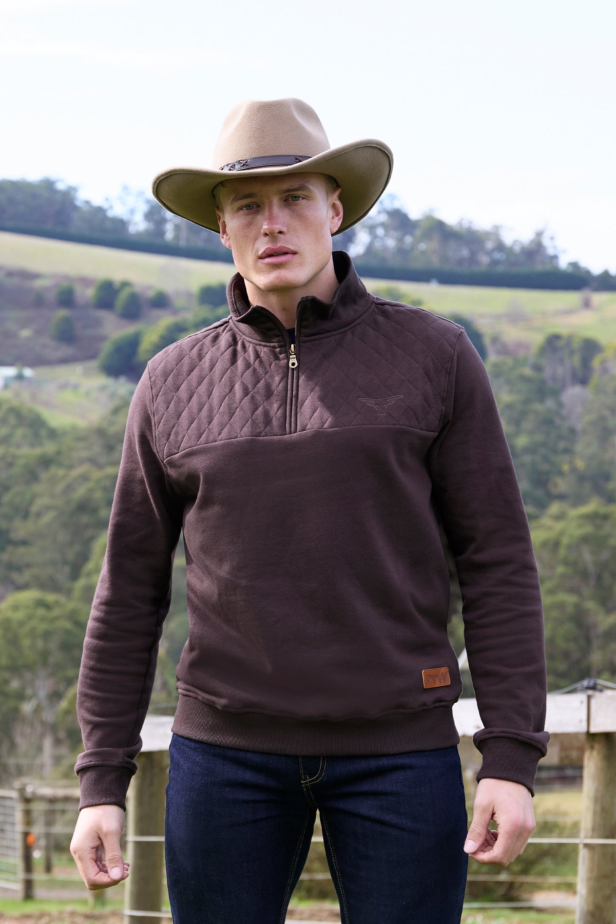 Pure Western Men's Troy 1/4 Zip Pullover