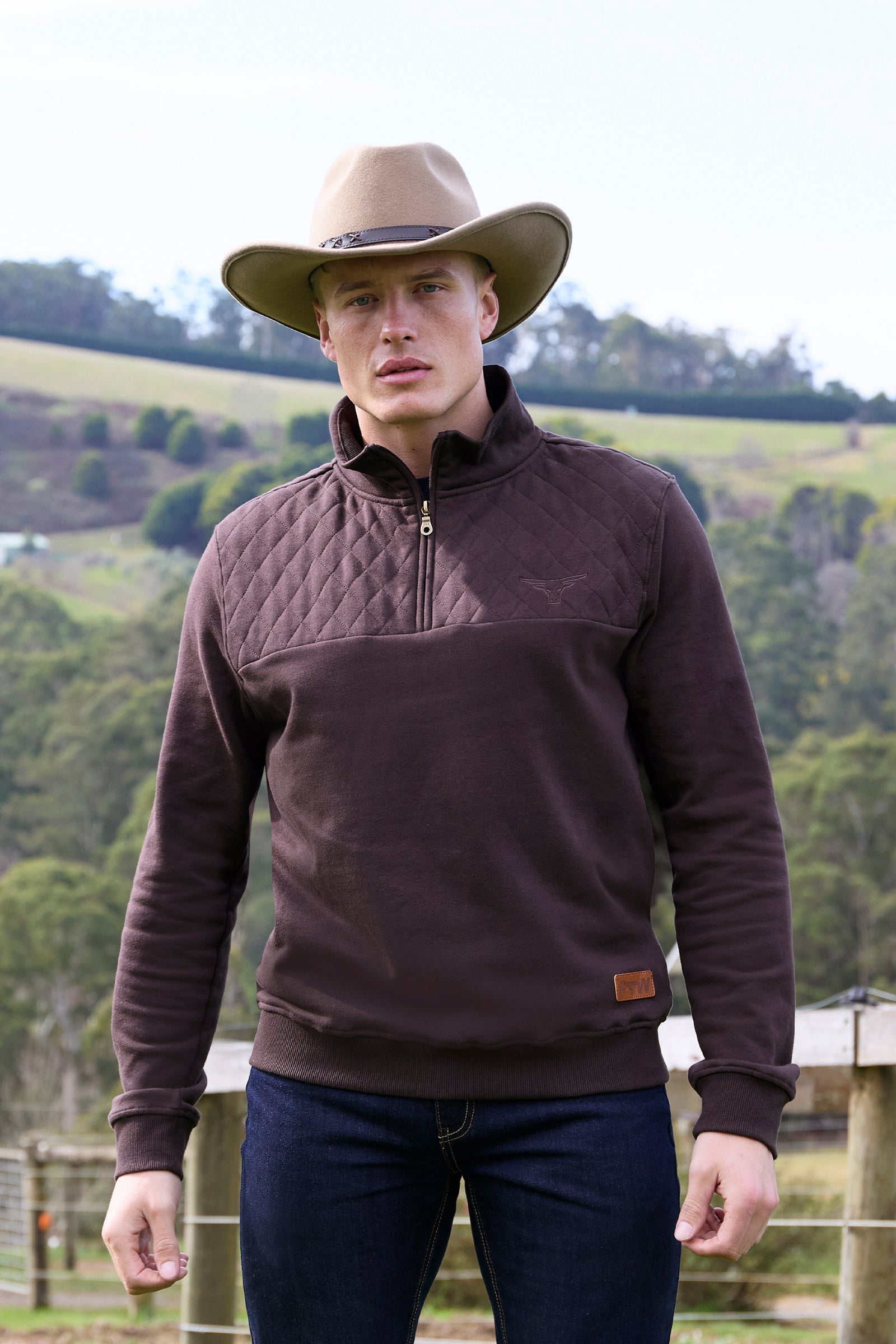 Pure Western Men's Troy 1/4 Zip Pullover