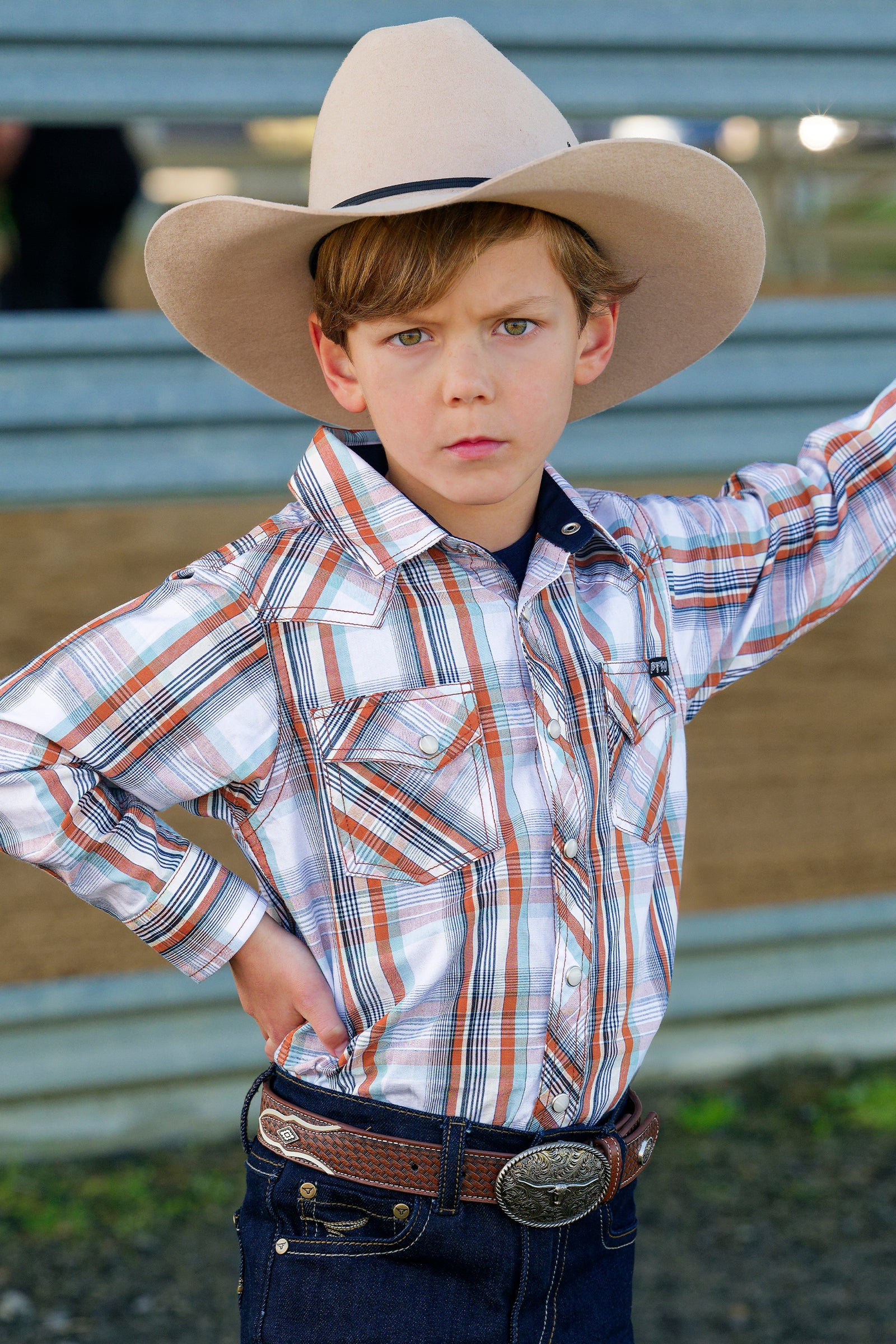 Pure Western Boy's Axel L/S Western Shirt