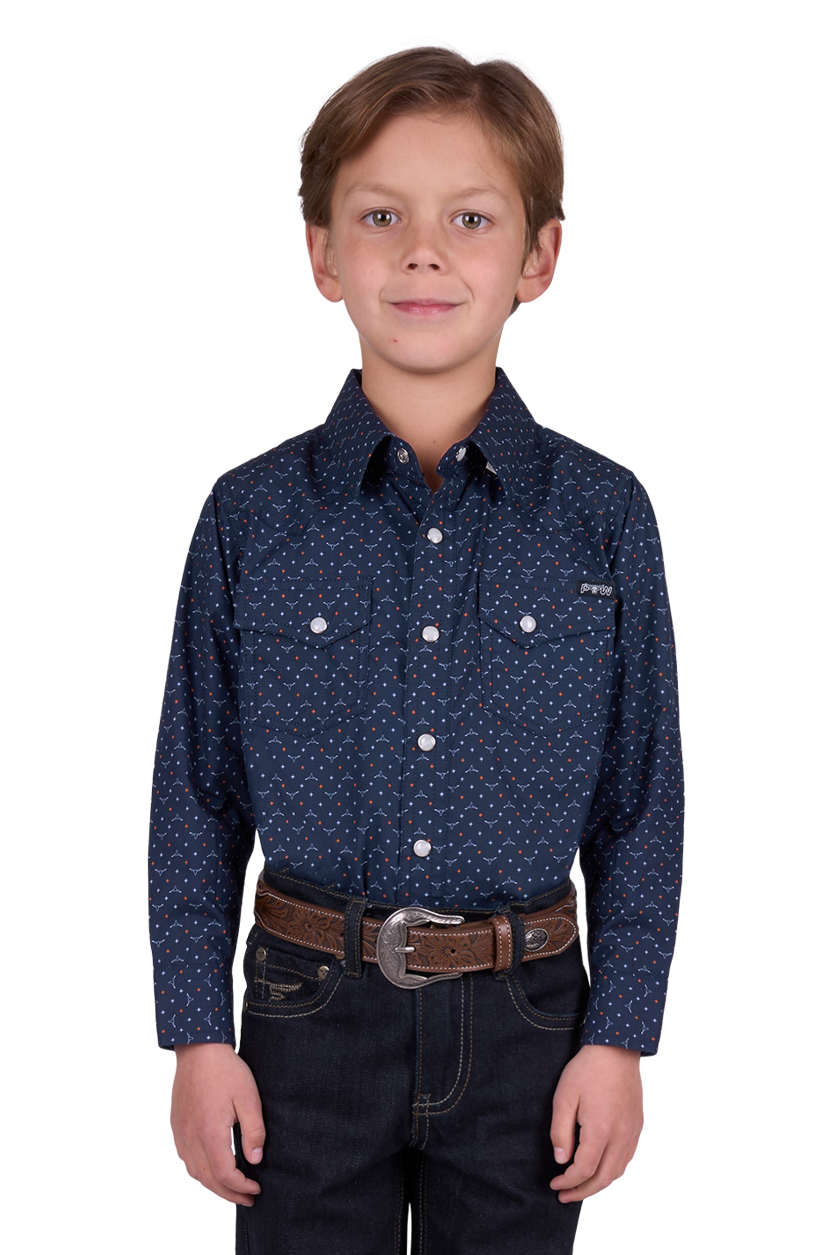 Pure Western Boy's Ross L/S Western Shirt