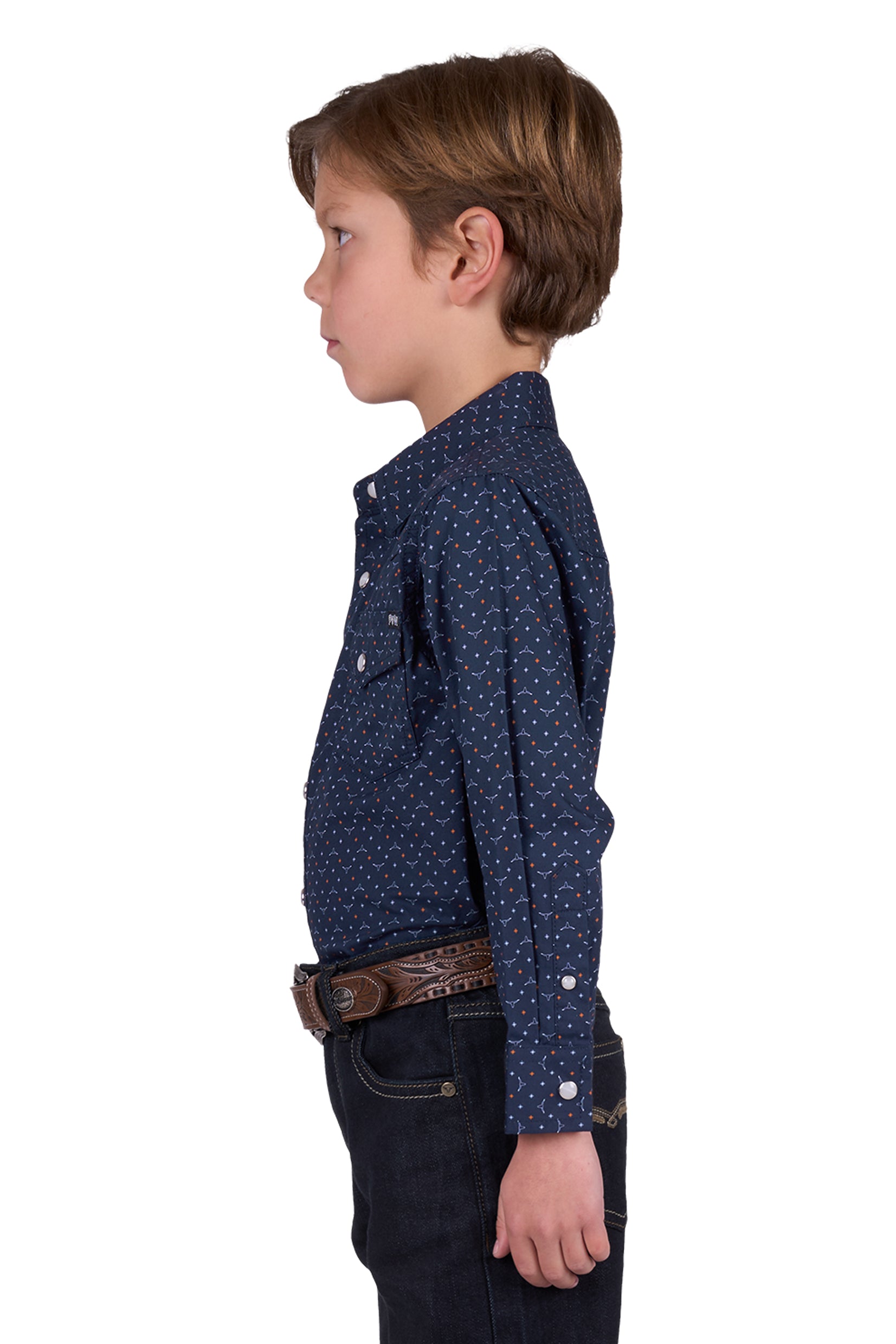 Pure Western Boy's Ross L/S Western Shirt
