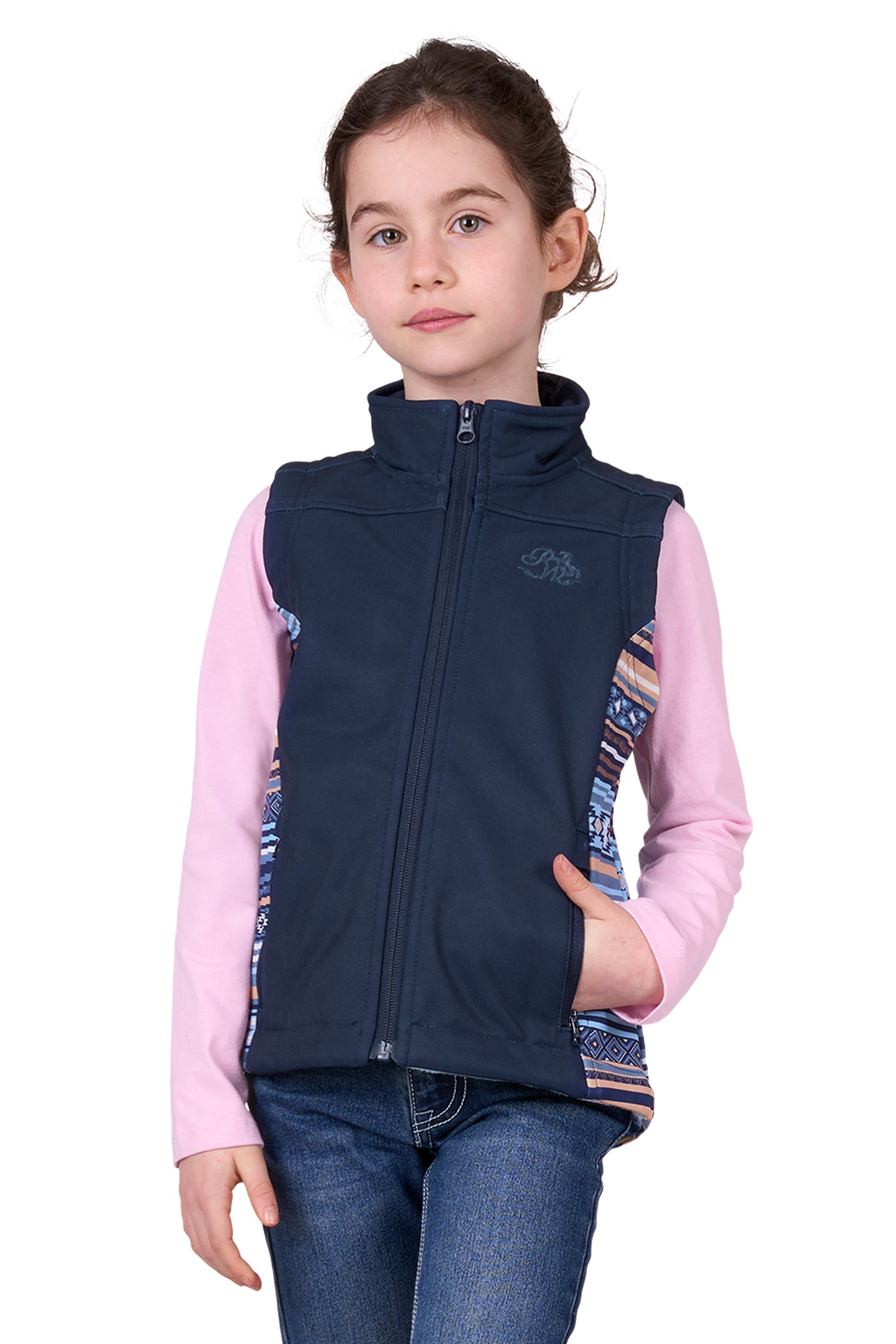 Pure Western Girl's Misha Softshell Vest