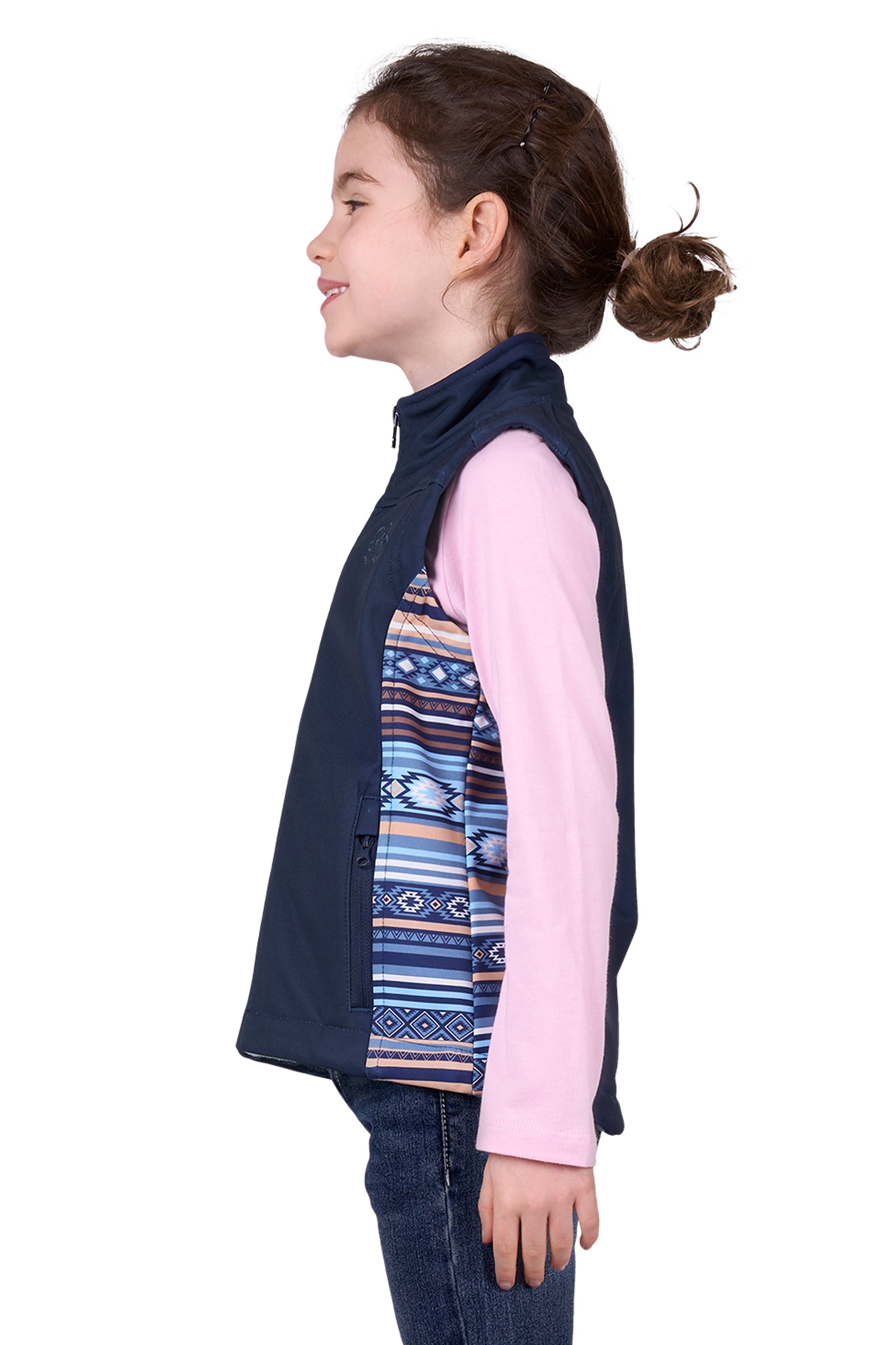 Pure Western Girl's Misha Softshell Vest