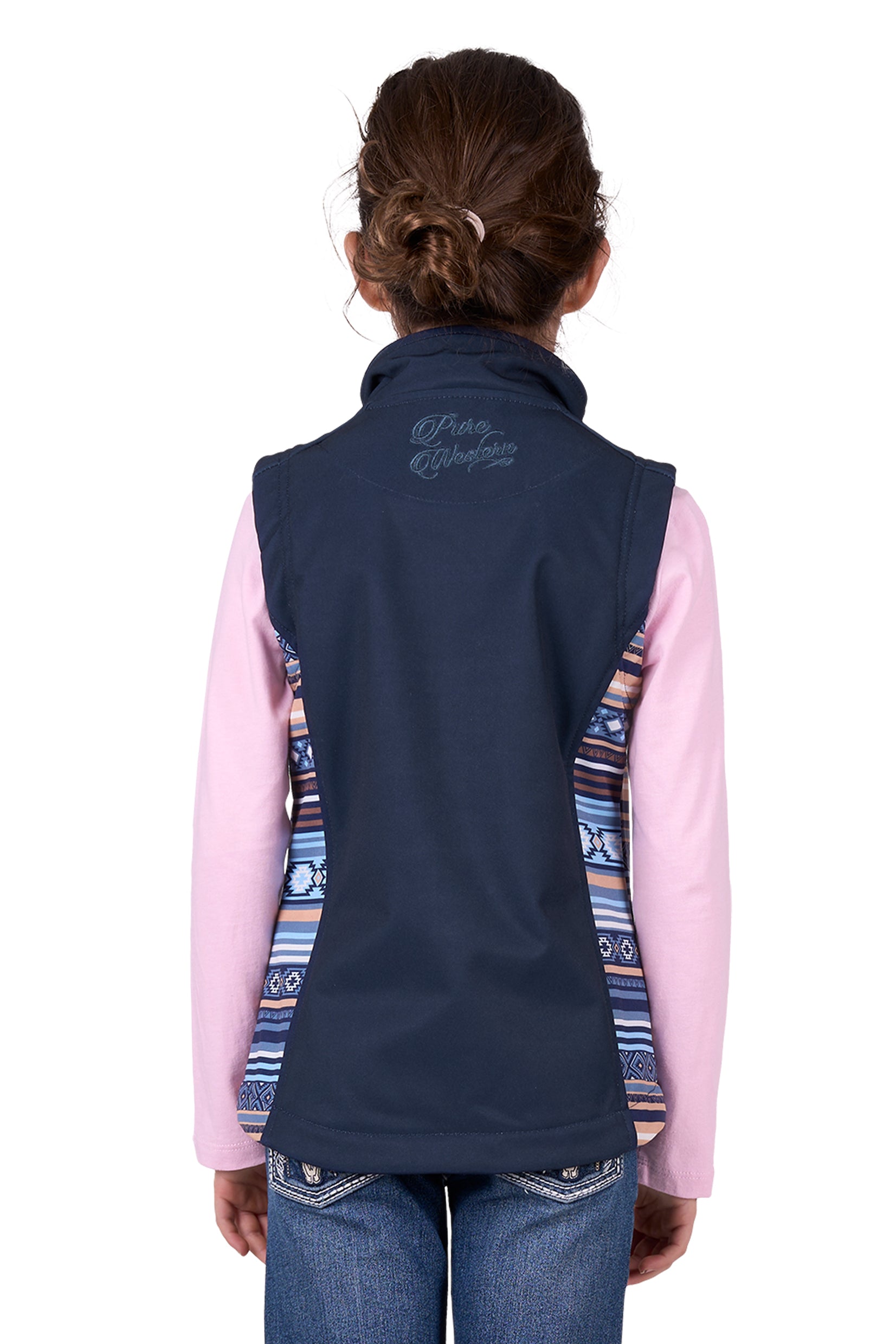 Pure Western Girl's Misha Softshell Vest
