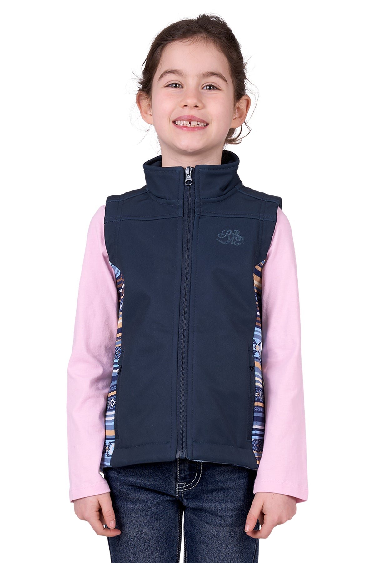 Pure Western Girl&#39;s Misha Softshell Vest