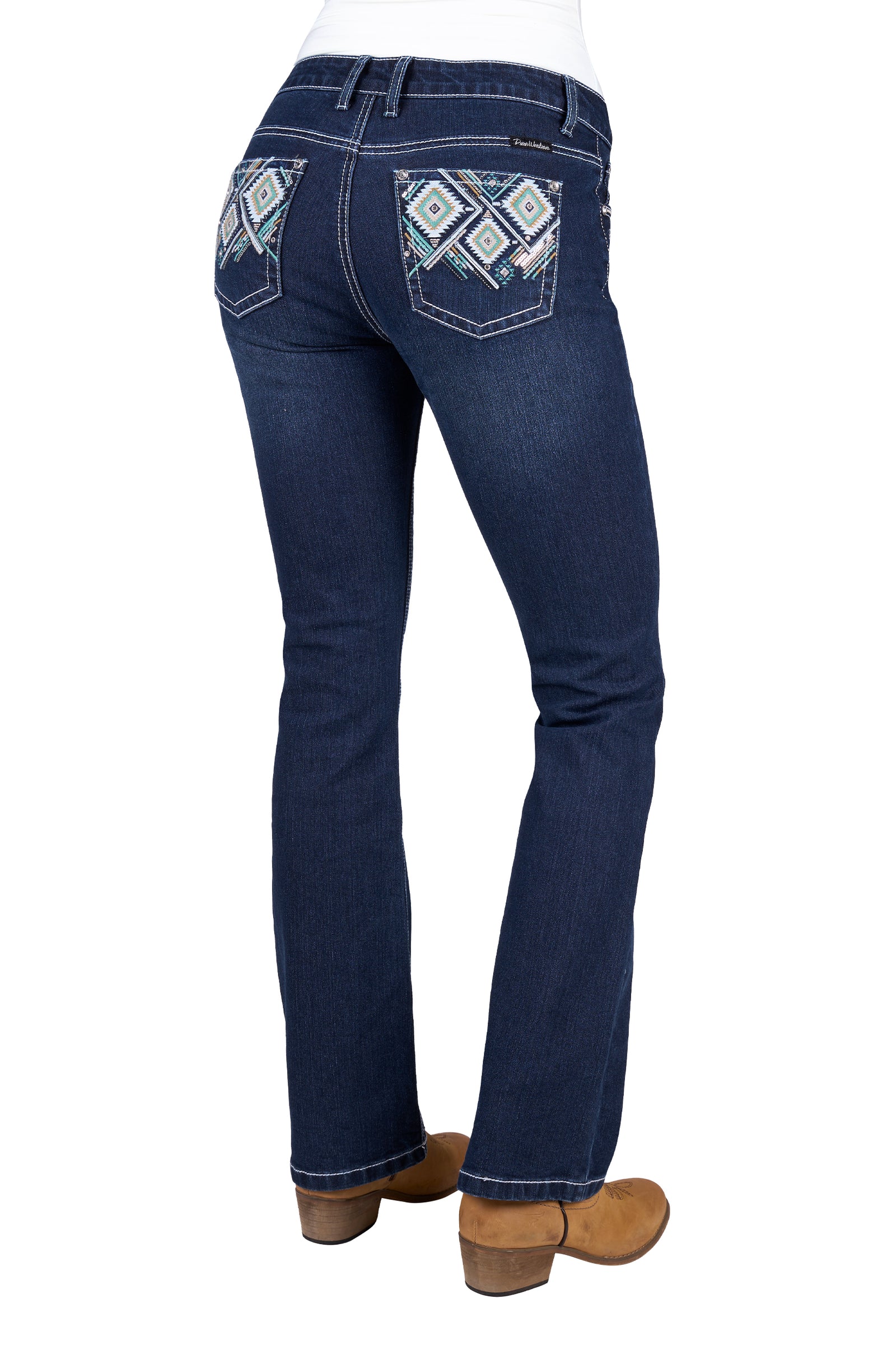 Pure Western Women's Meg Bootcut Jean