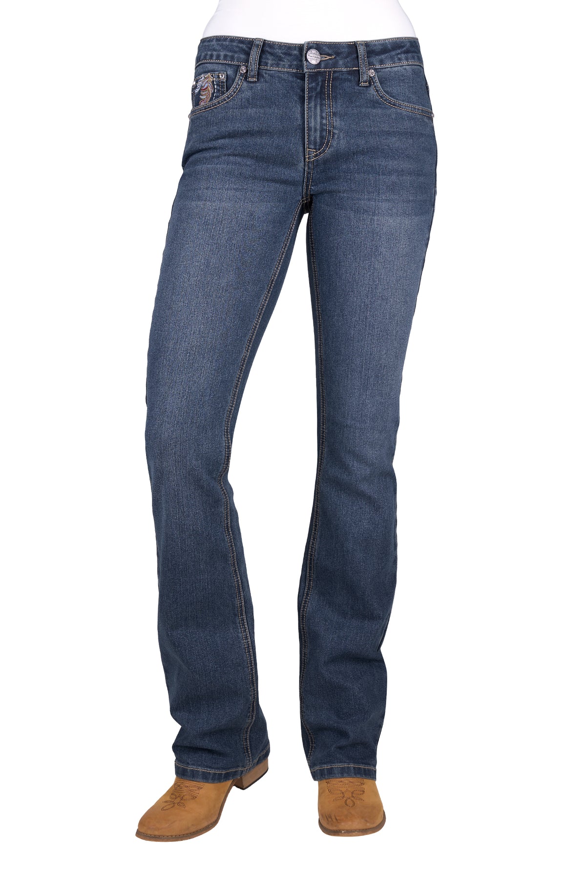Pure Western Women's Bec Bootcut Jean
