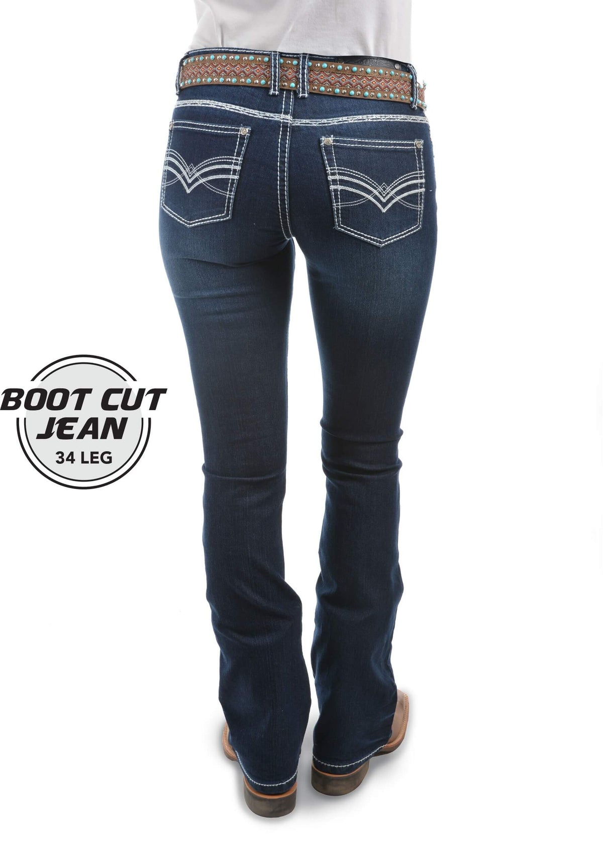 Pure Western Women&#39;s Hannah Bootcut Jean