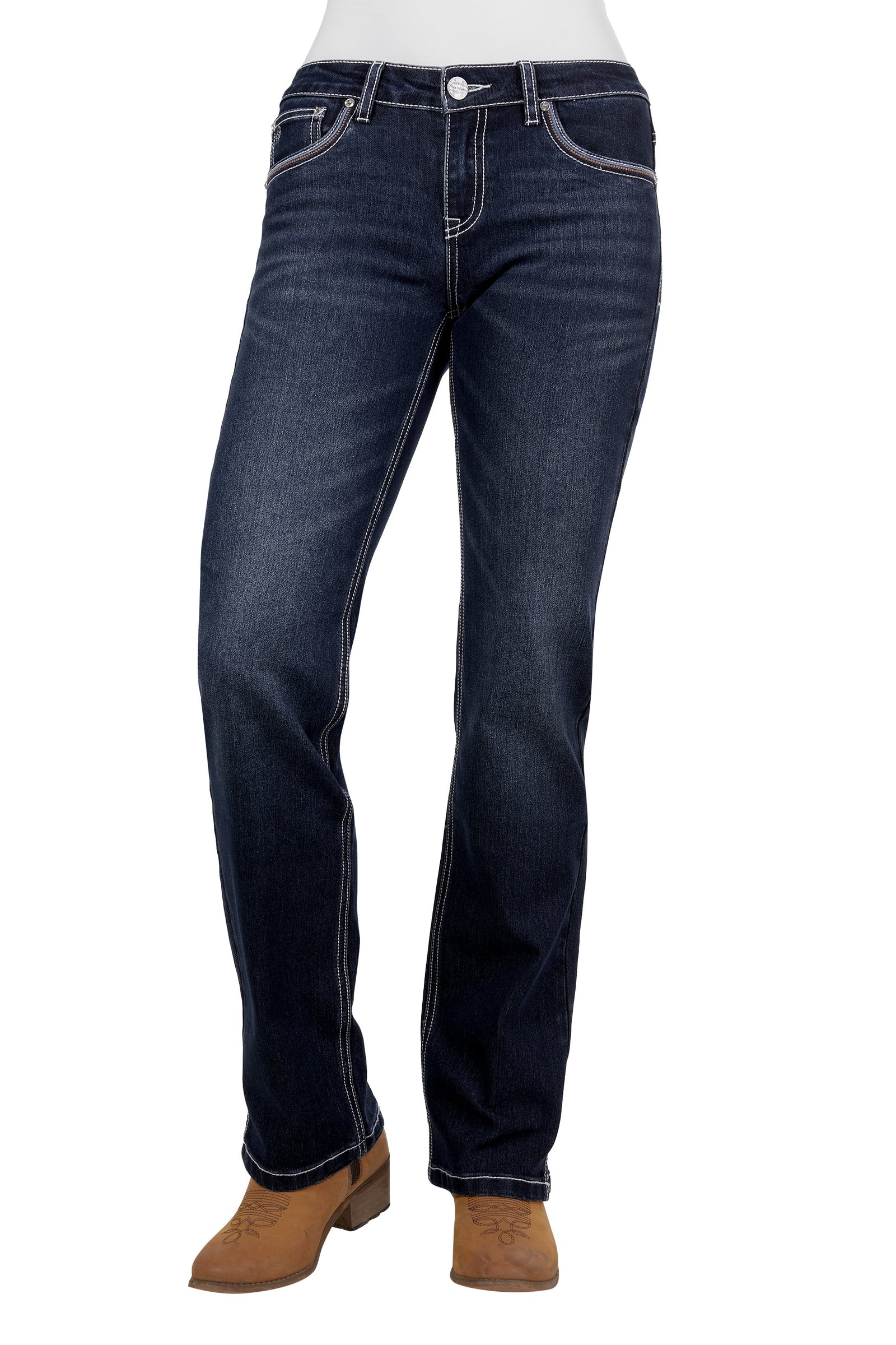 Pure Western Women's Mia Straight Leg Jean