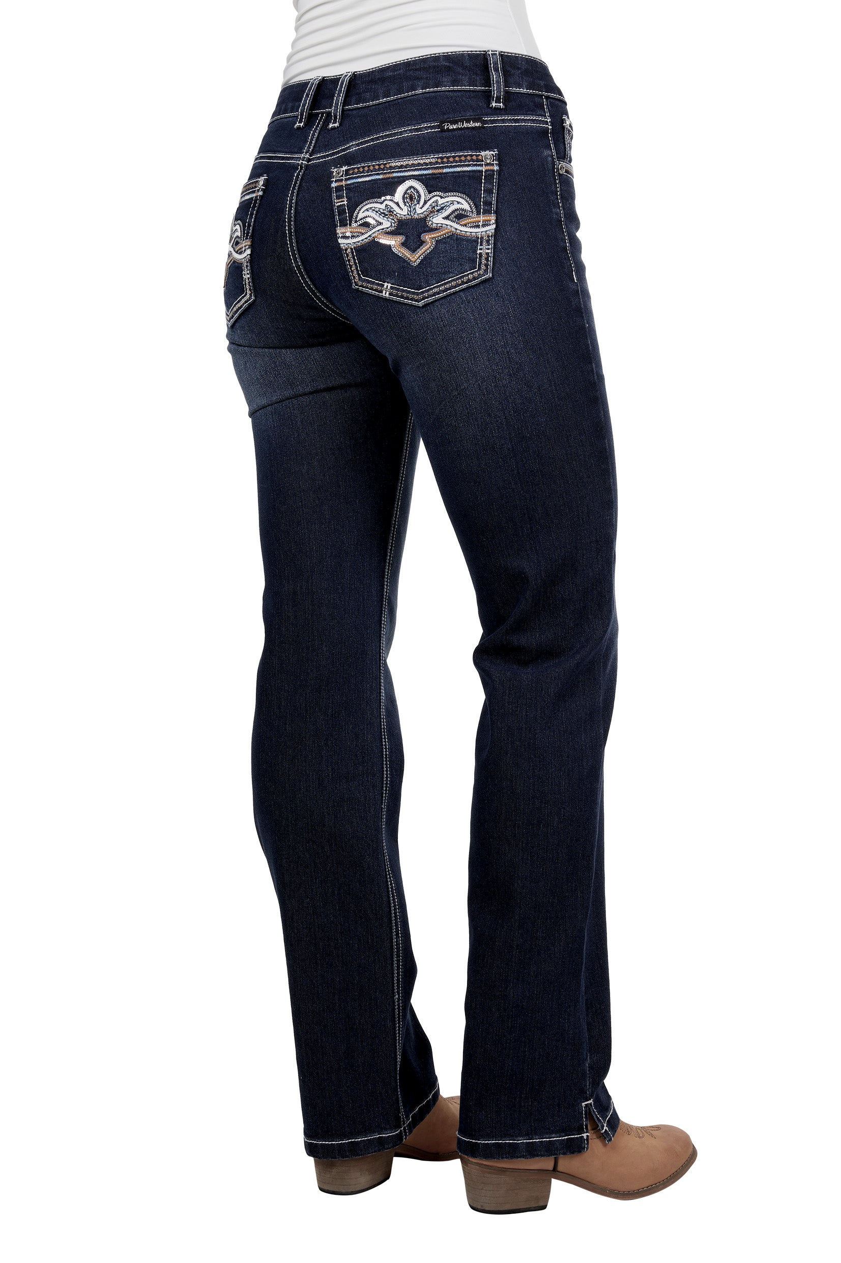 Pure Western Women's Mia Straight Leg Jean