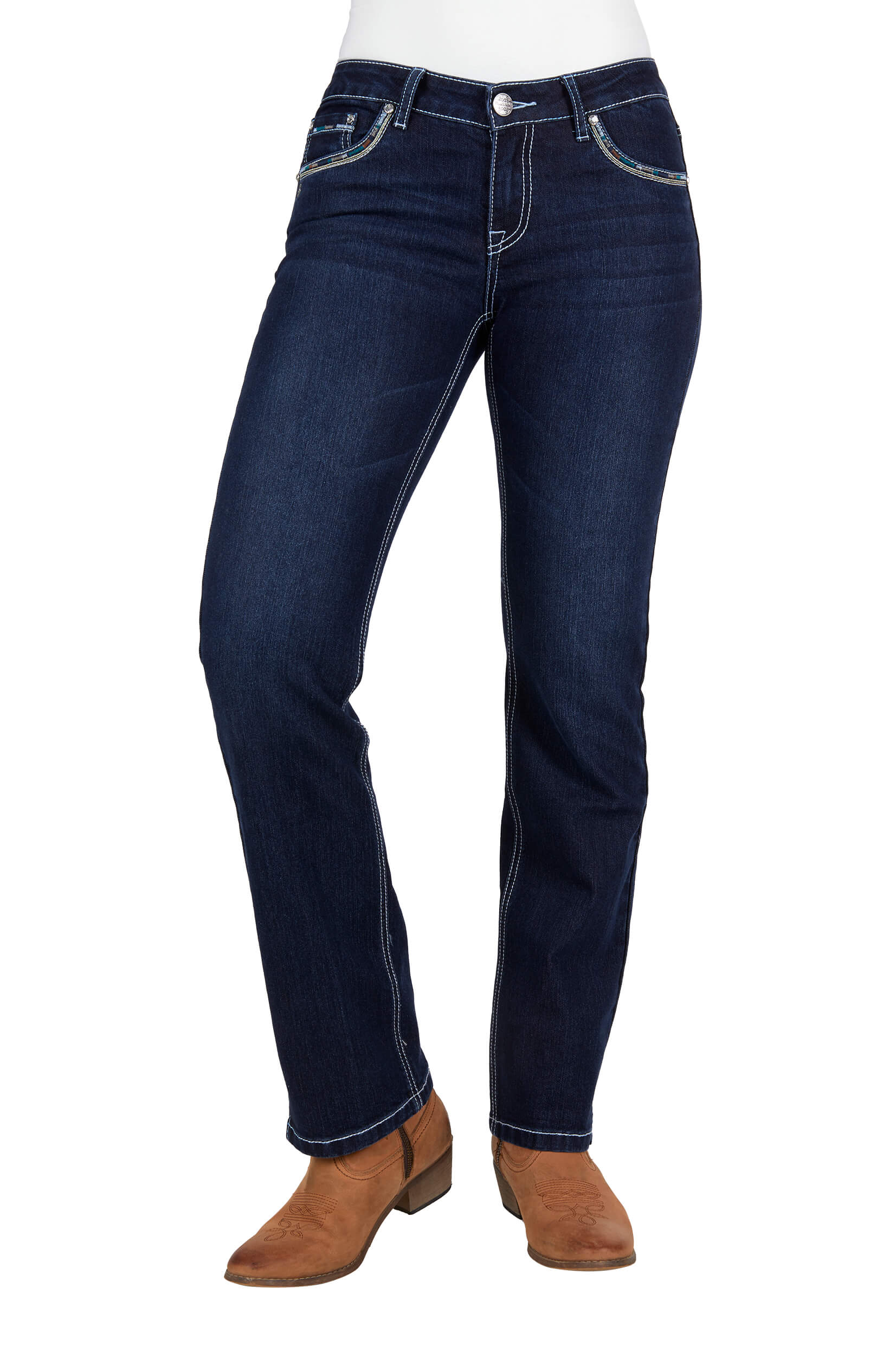 Pure Western Women's Oda Straight Leg Jean