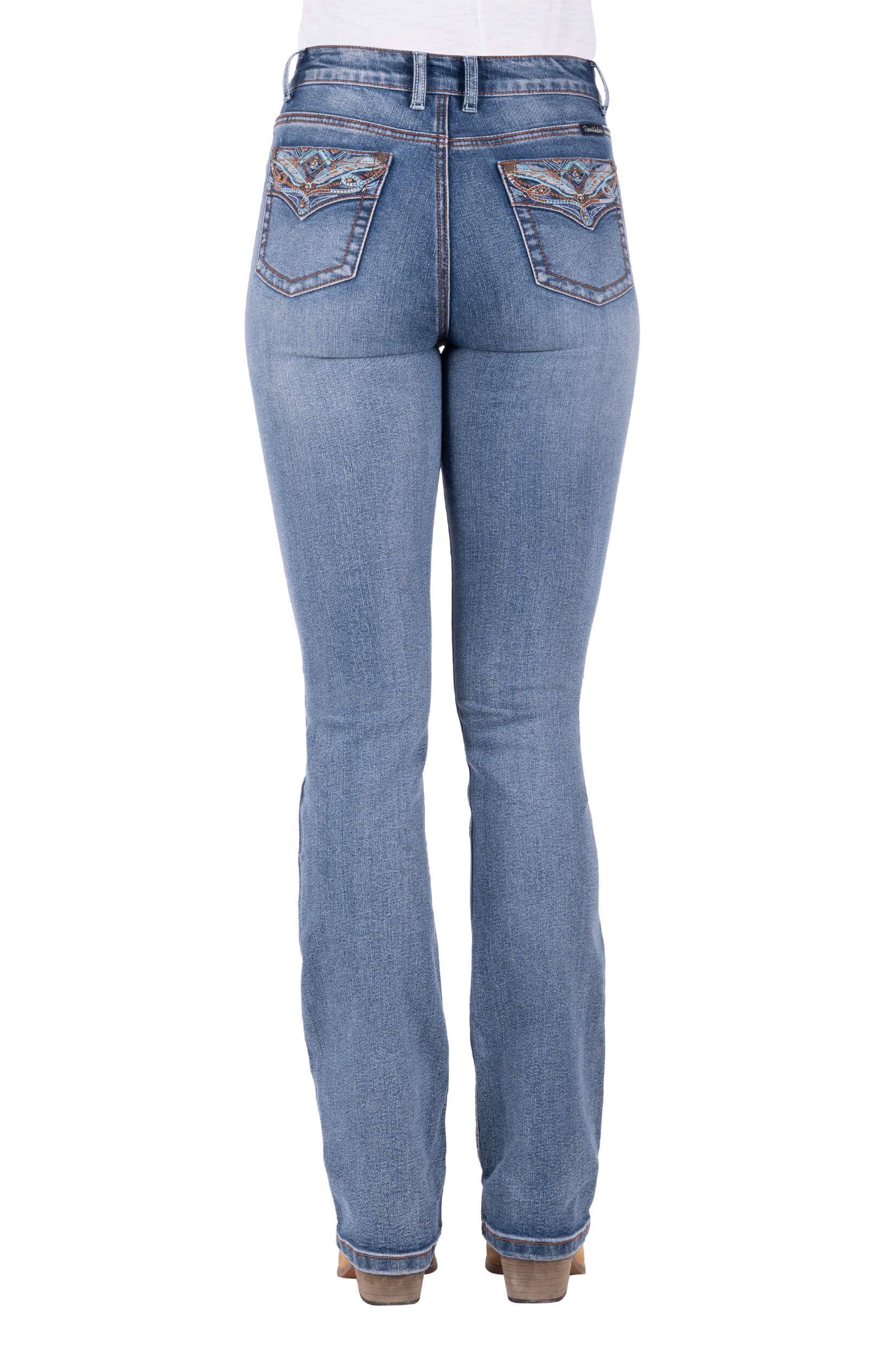 Pure Western Women's Nina Hi Rise Boot Cut Jean