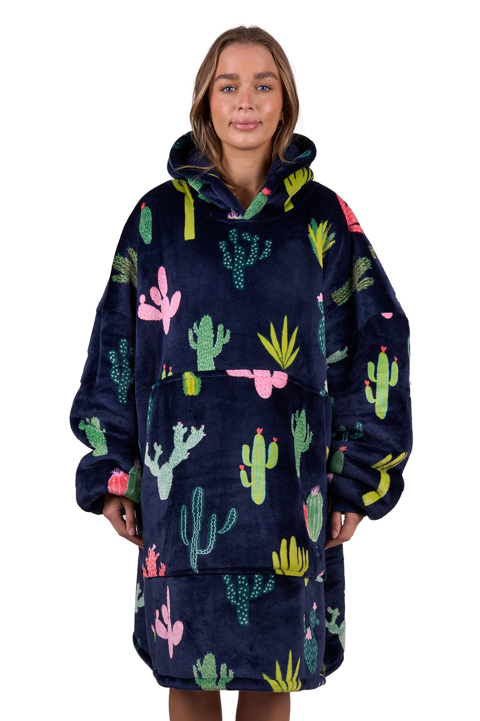 Pure Western Adults Cactus Snuggle Hoodie