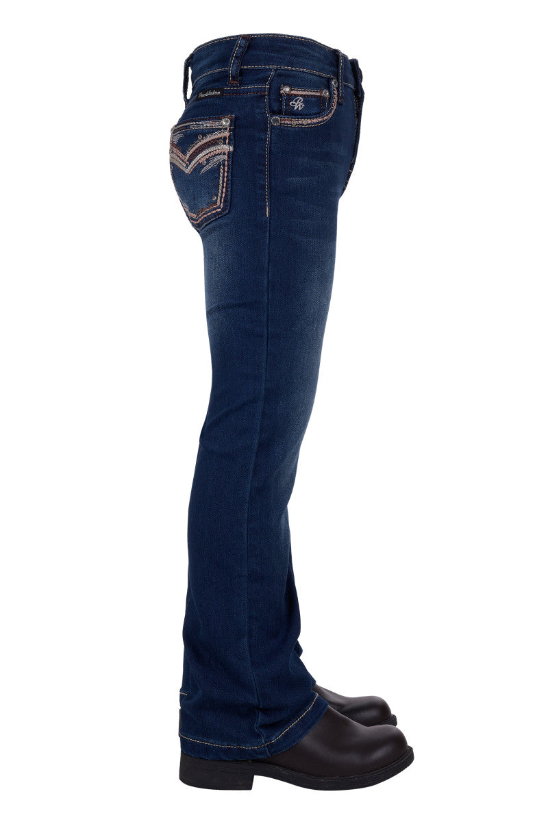 Pure Western Girl's Emma Boot Cut Jean