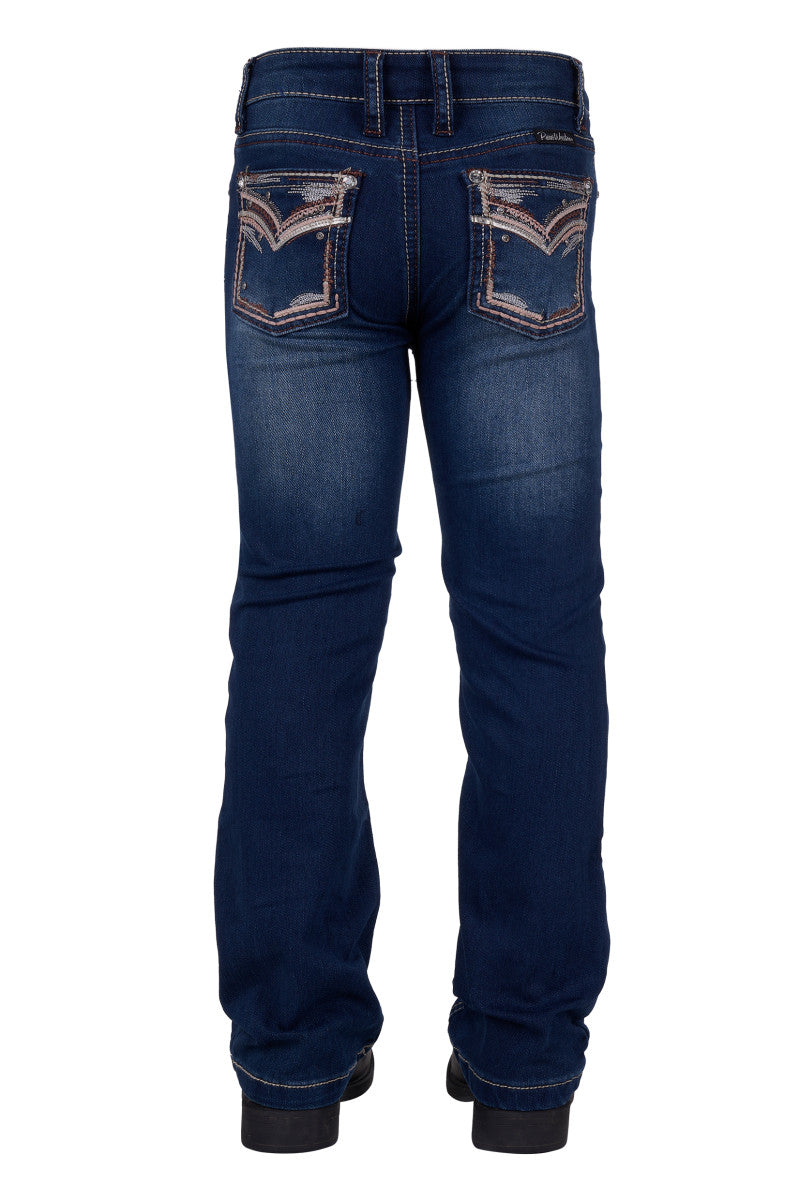 Pure Western Girl's Emma Boot Cut Jean