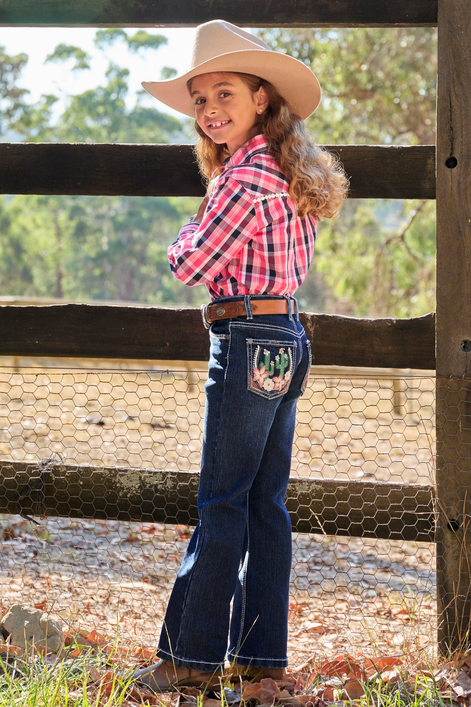 Pure Western Girl's Zoe Boot Cut Jean