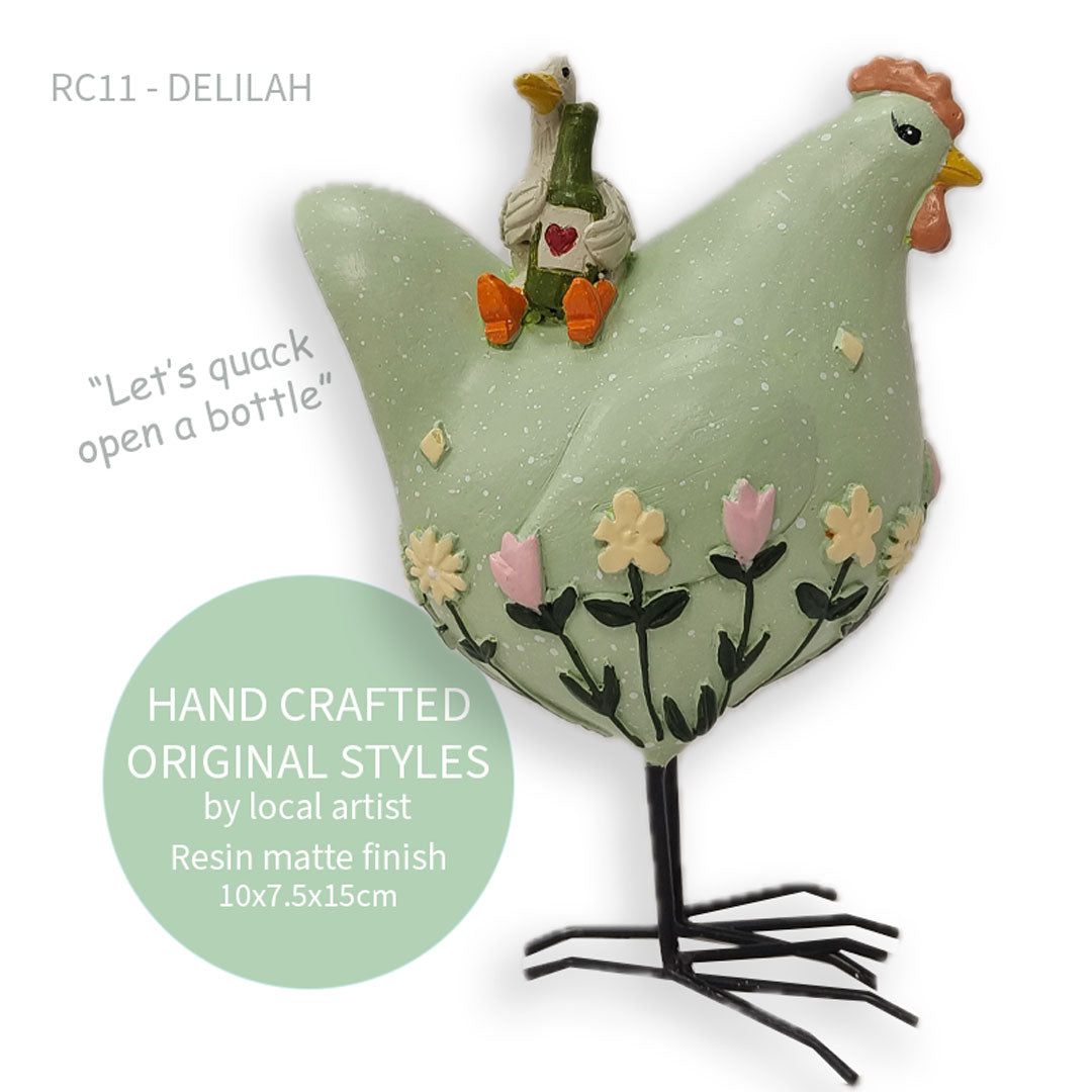DWBH 'Delilah' Resin Chicken