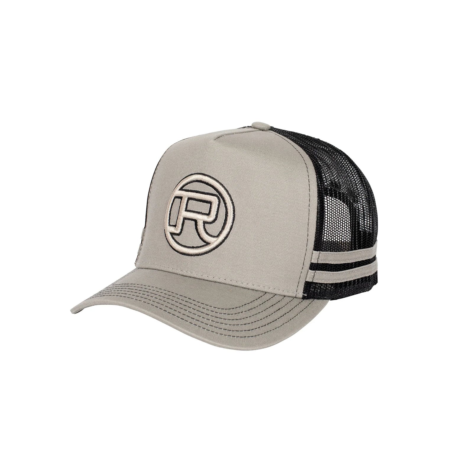Roper Trucker Cap. Trucker hat with a logo on a white background