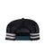 Roper Trucker Cap Bull Skull. Black mesh cap with Roper logo on a white background