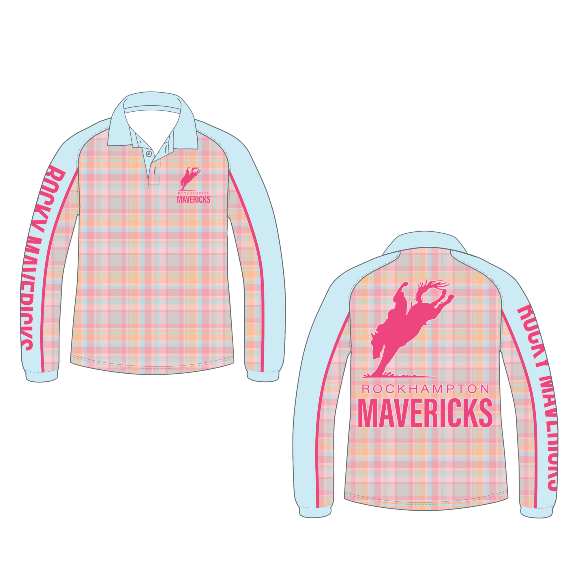 Rocky Mavericks Girl's Bronco L/S Fishing Shirt