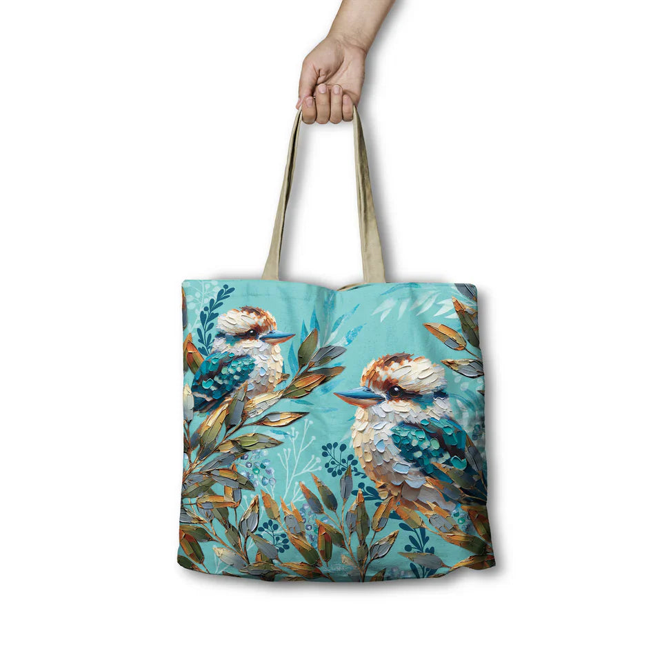 Lisa Pollock Charming Kookaburra Shopping Bag