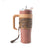 Wide Wyoming Tumbler in Brown with Tooling