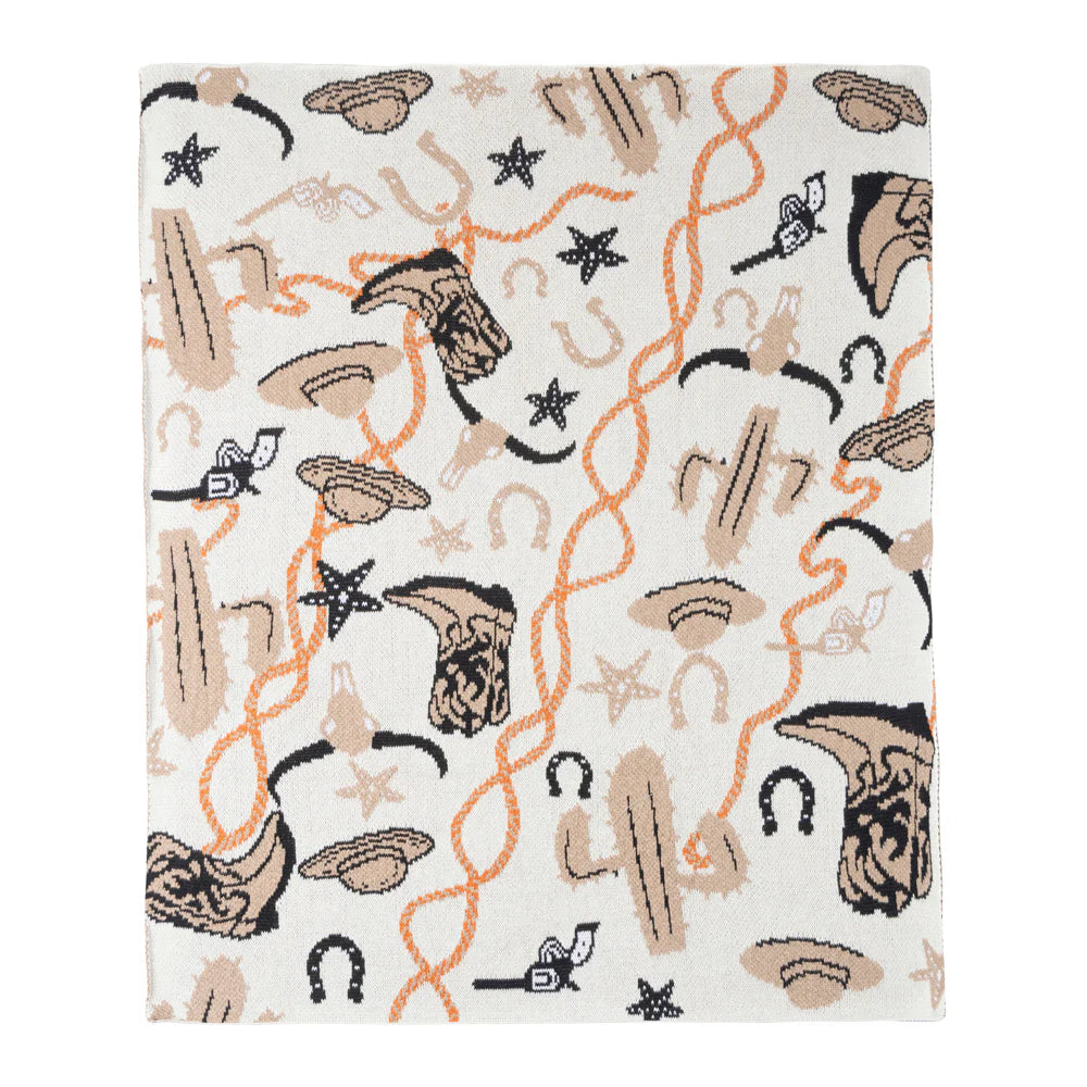 Snuggle Spurs Wrap Baby Blanket