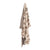 Wild West Wrap Baby Blanket. Patterned fabric with cowboy boots, cacti, and horseshoes on a beige background