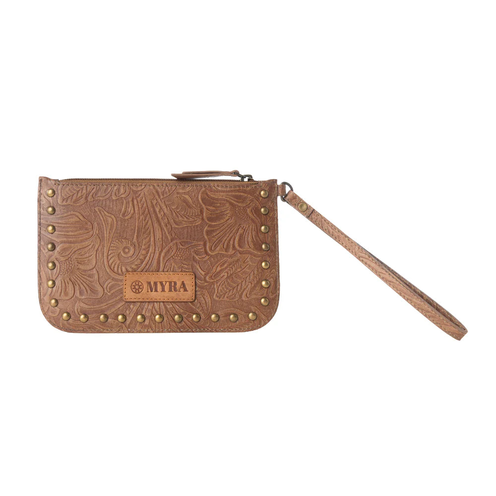 Embossed Leather Detail for Western Wristlet Styling