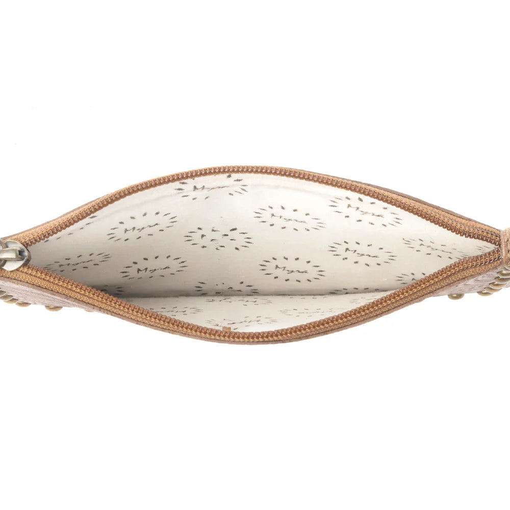 Embossed Leather Detail for Western Wristlet Styling