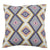Minimal Aztec Cushion Cover. Decorative pillow with geometric pattern on a white background