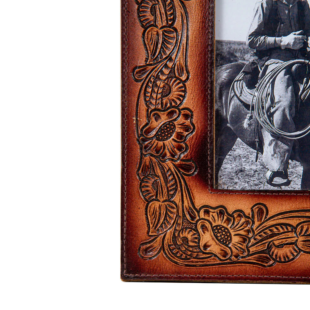 This Moment in Time Hand-Tooled Photo Frame