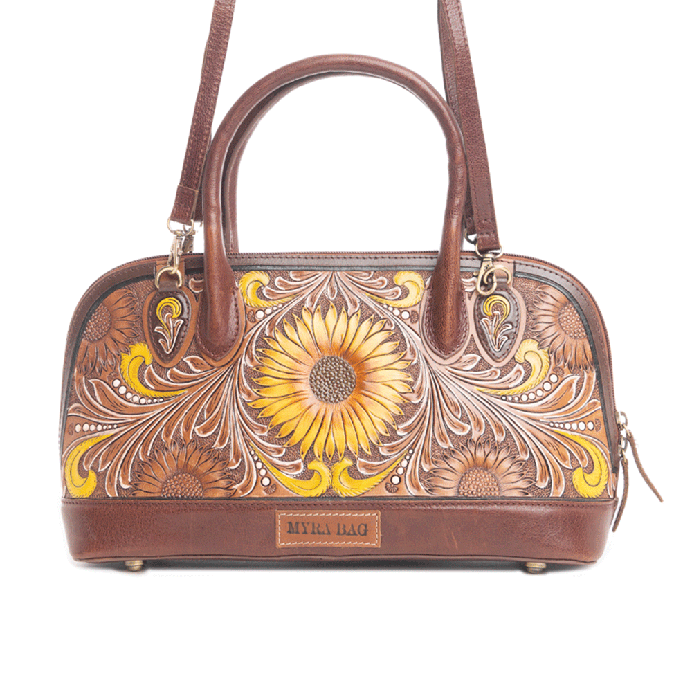 Women's Pueblo Petals Hand Tooled Bag