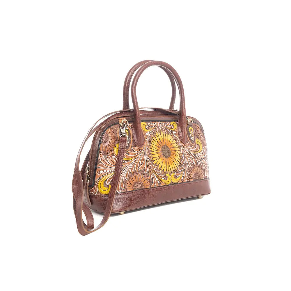 Women's Pueblo Petals Hand Tooled Bag