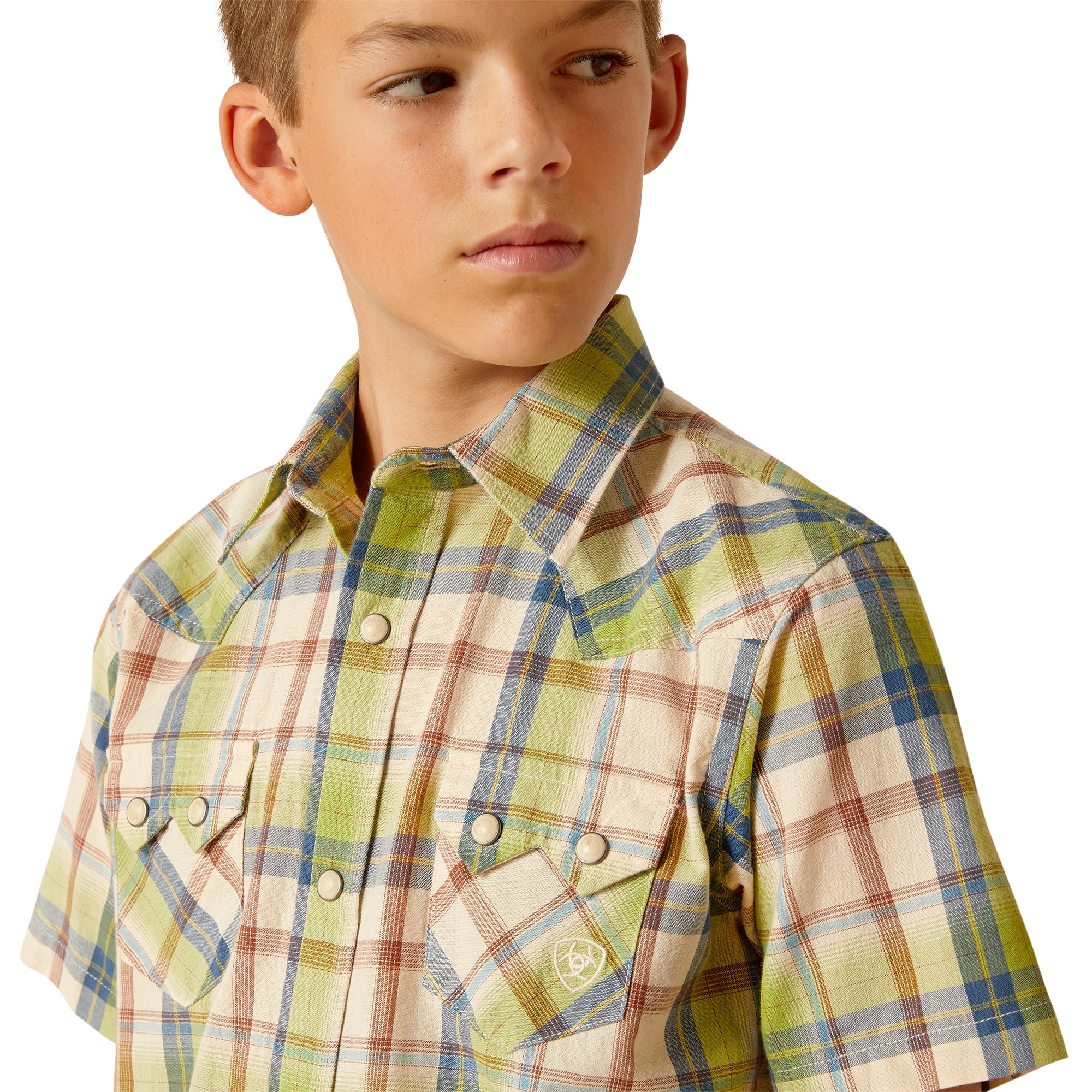 Ariat Boy's Hinston Retro Fit S/S Western Shirt