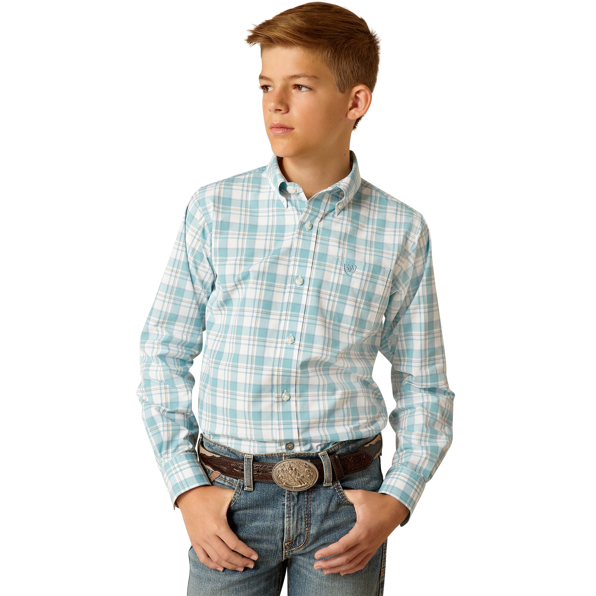 Ariat Boy's Pro Series Edward Classic Fit L/S Shirt