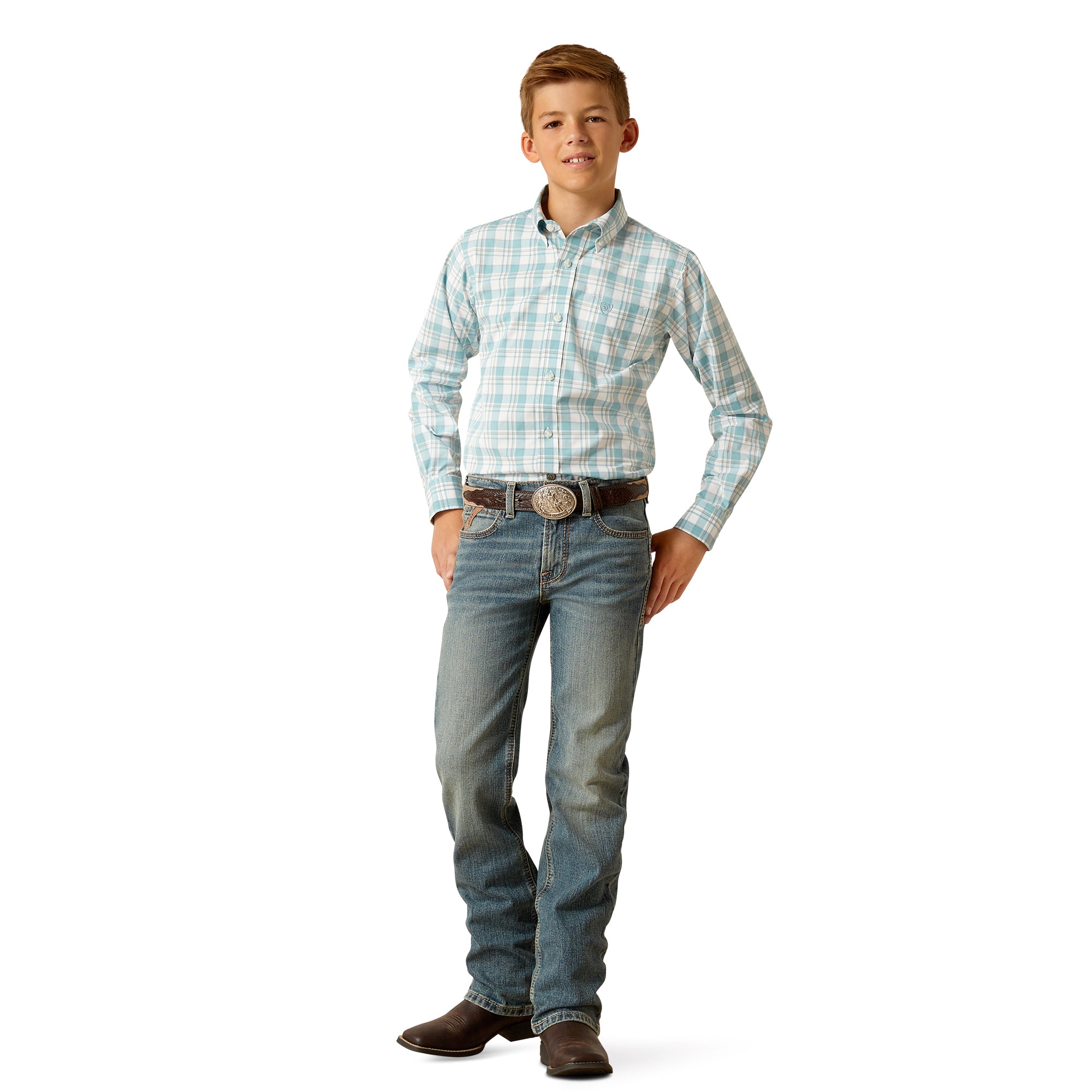Ariat Boy's Pro Series Edward Classic Fit L/S Shirt