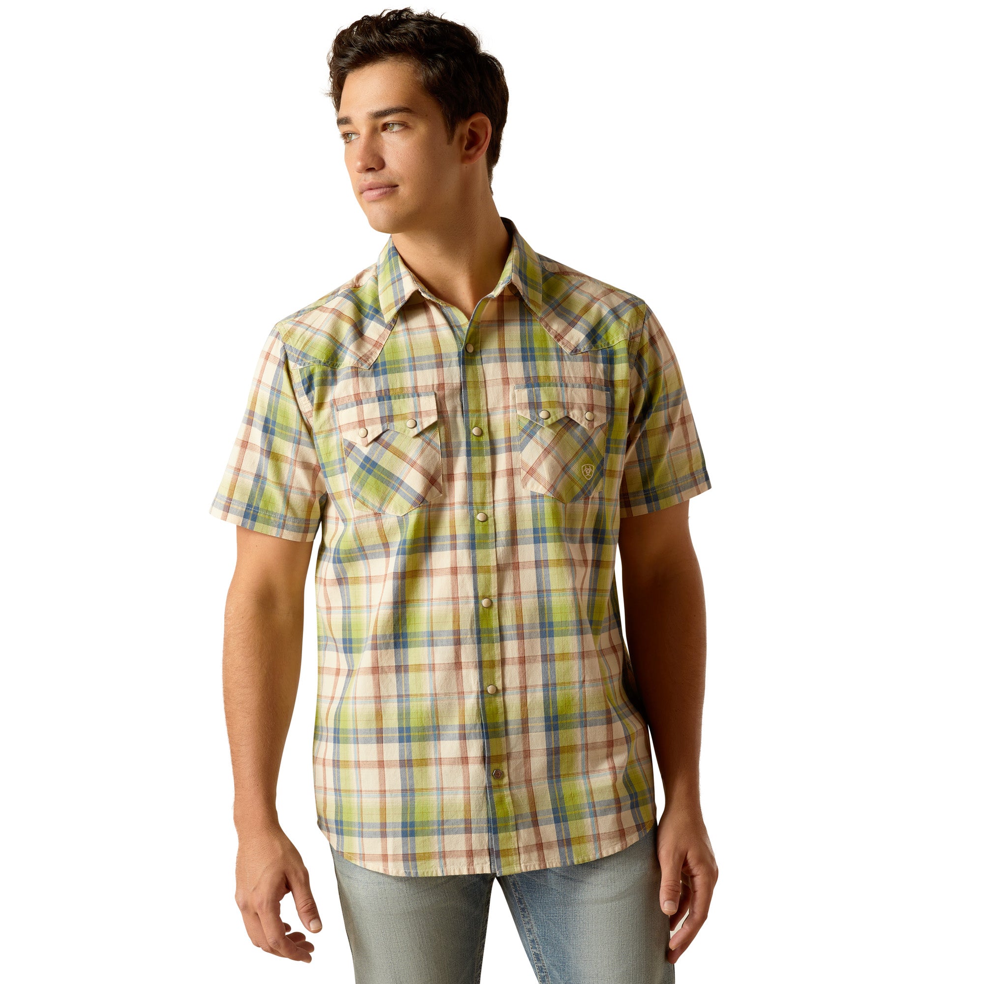 Ariat Men's Hinston Retro Snap S/S Shirt