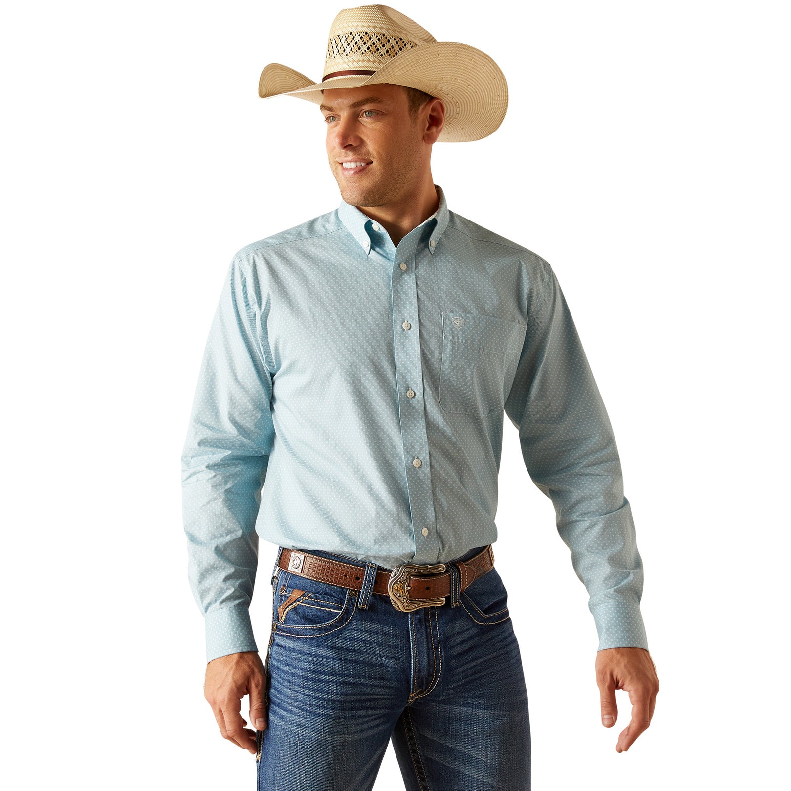 Ariat Men's Wrinkle Free Ian Classic L/S Western Shirt