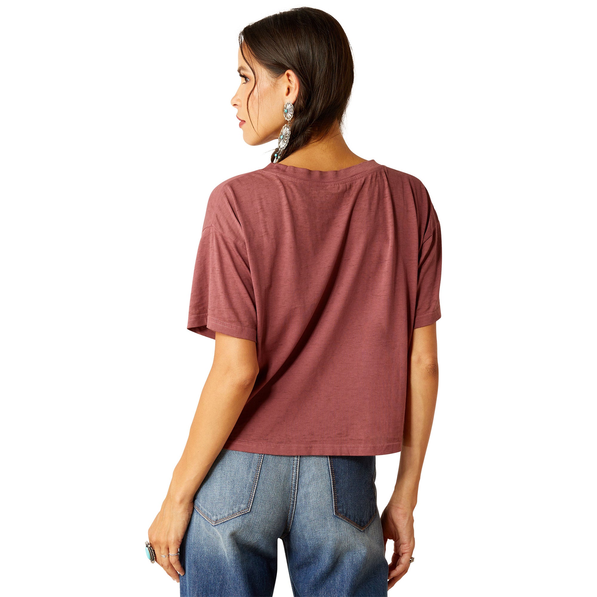 Ariat Women's Buffalo Territory Cropped Tee