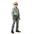 Ariat Boy's Pro Series Johnathan L/S Western Shirt. Person wearing a plaid shirt, jeans, and cowboy hat on a white background